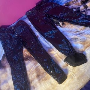 Vinyl pants